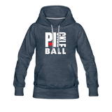 heather denim / S I Heart Pickleball - Women’s Premium Hoodie