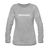 heather gray / S #BORNTOPICKLEBALL - Women's Premium Long Sleeve Tee