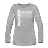 heather gray / S Ekogear Pickleball Pro Team Gear – Women’s Premium Long Sleeve Tee