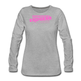 heather gray / S Ekogear Pickleball Pro Team Gear - Women's Premium Long Sleeve Tee