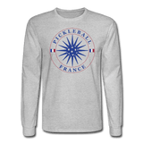 heather gray / S Pickleball France - Men's Long Sleeve Tee