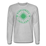 heather gray / S Pickleball Ireland - Men's Long Sleeve Tee