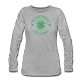 heather gray / S Pickleball Ireland - Women's Premium Long Sleeve Tee