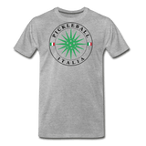 heather gray / S Pickleball Italia - Men's Premium Cotton Tee