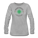 heather gray / S Pickleball Italia - Women's Premium Long Sleeve Tee