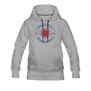 heather gray / S Pickleball Scandinavia - Women’s Premium Hoodie