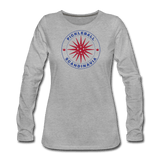 heather gray / S Pickleball Scandinavia - Women's Premium Long Sleeve Tee