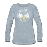 heather ice blue / S Pickleball Nation - Women's Premium Long Sleeve Tee