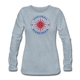 heather ice blue / S Pickleball Scandinavia - Women's Premium Long Sleeve Tee