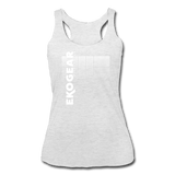 heather white / S Ekogear Pickleball Pro Team Gear - Women’s Tri-Blend Racerback Tank