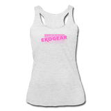 heather white / S Ekogear Pickleball Pro Team Gear - Women’s Tri-Blend Racerback Tank