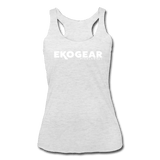 heather white / S Ekogear Team Gear - Women’s Tri-Blend Racerback Tank