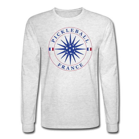 light heather gray / S Pickleball France - Men's Long Sleeve Tee