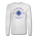 light heather gray / S Pickleball France - Men's Long Sleeve Tee