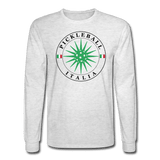 light heather gray / S Pickleball Italia - Men's Long Sleeve Tee