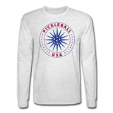 light heather gray / S Pickleball USA - Men's Long Sleeve Tee