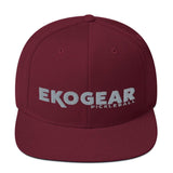 Maroon Ekogear Pickleball Team Gear - Flat Bill, Snapback Hat