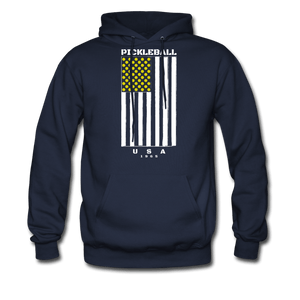 navy / S Pickleball Flag - Men's Hoodie