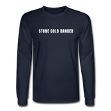 navy / S Stone Cold Banger - Men's Long Sleeve Tee