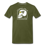 olive green / S Stone Cold Pickleballer - Men's Premium Tee