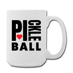 One Size I Heart Pickleball - Coffee/Tea Mug 15 oz