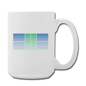 One Size Pickleball Court Blue/Green - Premium Coffee/Tea Mug 15 oz