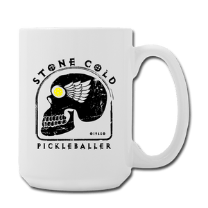 One Size Stone Cold Pickleballer - Coffee/Tea Mug 15 oz