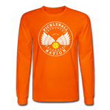 orange / S Pickleball Nation - Men's Long Sleeve Tee