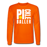 orange / S Pickleballer - Men’s Long Sleeve Tee