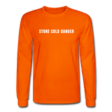 orange / S Stone Cold Banger - Men's Long Sleeve Tee