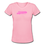 pink / S Ekogear Pickelball Pro Team Gear - Women's Premium V-Neck Cotton Tee