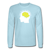 powder blue / S Your Brain on Pickleball - Men's Long Sleeve Tee