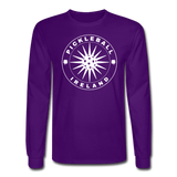 purple / S Pickleball Ireland - Men's Long Sleeve Tee