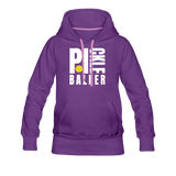 purple / S Pickleballer - Women’s Premium Hoodie