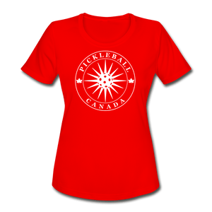 red / S Pickleball Canada - Women's Performance Tee