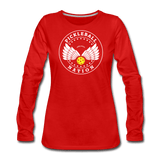 red / S Pickleball Nation - Women's Premium Long Sleeve Tee