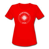 red / S Pickleball USA - Women's Performance Tee