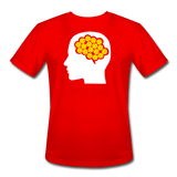 red / S Your Brain on Pickleball - Men’s Performance Tee