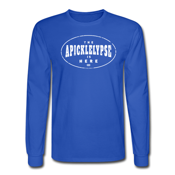 royal blue / S The Apicklelypse is here! - Men's Long Sleeve Tee