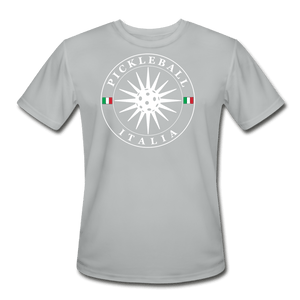 silver / S Pickleball Italia - Men’s Performance Tee