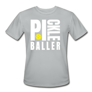 silver / S Pickleballer - Men’s Performance Tee