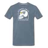 steel blue / S Stone Cold Pickleballer - Men's Premium T-Shirt