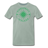 steel green / S Pickleball Ireland - Men's Premium  Cotton Tee