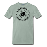 steel green / S Pickleball Scandinavia - Men's Premium Cotton Tee