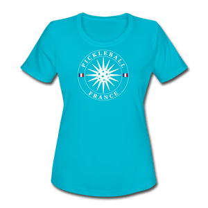 turquoise / S Pickleball France - Women's Performance Tee