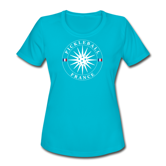 turquoise / S Pickleball France - Women's Performance Tee