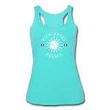 turquoise / S Pickleball France - Women’s Tri-Blend Racerback Tank