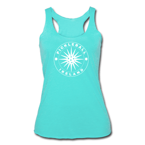 turquoise / S Pickleball Ireland - Women’s Tri-Blend Racerback Tank