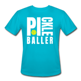 turquoise / S Pickleballer - Men’s Performance Tee