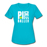 turquoise / S Pickleballer - Women's Performance Tee